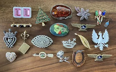Lot 115+ Pcs Brooches Pins Earrings Necklaces Vintage Modern Estate Jewelry • $24.99