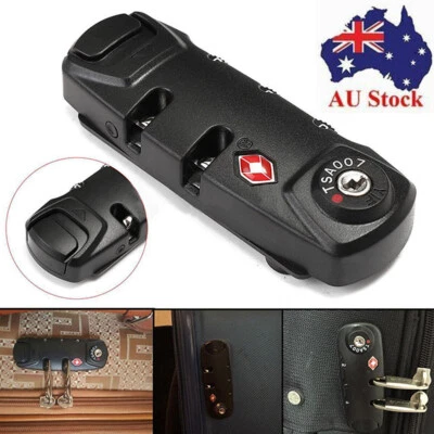 $12.21 • Buy Security Locks 3-Dial TSA Combination Code PadLock Suitcase Travel Luggage New