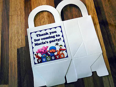 12 POCOYO  Loot Boxes/bags Birthday Party Favor Treat CUSTOMIZE IT! • $11