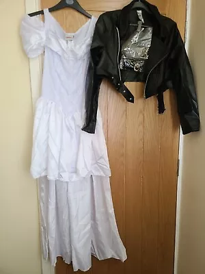  Tiffany Bride Of Chucky Halloween Fancy Dress Costume Medium Ladies M • £25