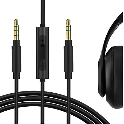 $10.99 • Buy Geekria Audio Cable With Mic For Beats Solo3.0, Solo2.0, Studio3, Mixr (4 Ft)
