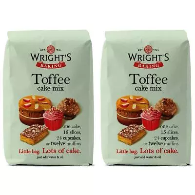 Wrights Baking Toffee Cake Mix 500g (Pack Of 2) • £7.99