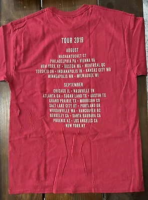 2019 Mark Knopfler & Band Whatever Tour T Shirt Men’s Large Never Worn • $6.99