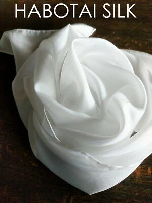 $14 • Buy Dyeable - Ready To Dye - 11  X 60  Inch - Silk Habotai Scarf - Free Shipping USA