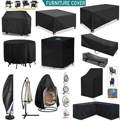 Heavy Duty Waterproof Garden Patio Furniture Cover For Rattan Table Cube Outdoor • £18.99