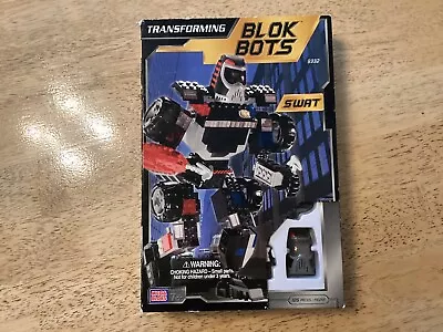 Mega Bloks Transforming Blok Bots Swat Figure 9332 Complete 185 Pcs Set Original • $15