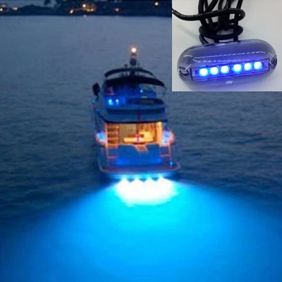 $20.59 • Buy 12V 6 LEDs Boat Transom Lights LED Light For Lighting Swimming Fishing Yacht