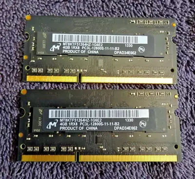 8GB Kit (2 X 4GB) PC3L-12800S DDR3 RAM Memory For Apple MacBook Pro IMac Various • $13.95