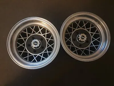 $875 • Buy ROH Hotwire 14x8 Pr Holden HQ HJ Flared Torana 5/120.65 Polished New Nuts Caps 