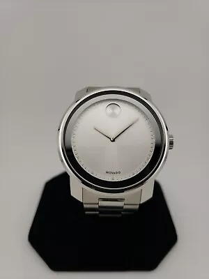 Movado Bold Silver Dial Stainless Steel Men’s Swiss Watch - 3600257 • $105