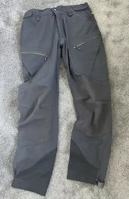 £37 • Buy Haglofs Rugged Mounta Walking Trekking Heavyweight Trousers Mens XL Dark Grey.