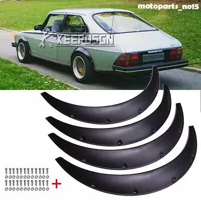 For Saab 900 Racing Sport 4.5  Flexible Fender Flares Wheel Arch Matte Widebody • $59.18