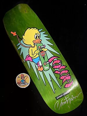 RARE SIGNED Christian Hosoi Mike Vallely Barnyard Street Plant Skateboard Deck • $459.99