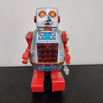 RARE VTG N Noguchi Tin Windup Space Robot RX-008 Japan - Space READ DESCRIPTION. • $229.99