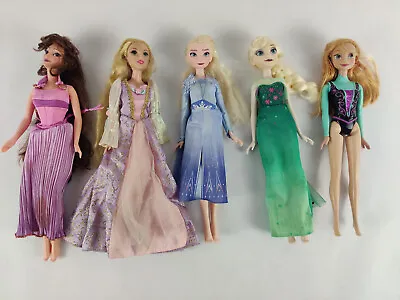 11” Doll Lot Disney Frozen Megara Barbie 2015 Hasbro Mattel • $21.24