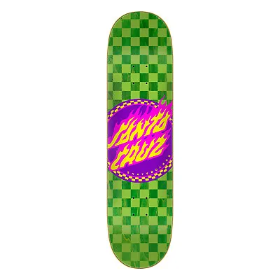 Santa Cruz Skateboard Deck Flame Dot Check 8.0  X 31.6  • $51.95