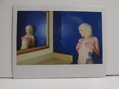Vintage Found Photograph Original Art Photo Polaroid Sexy Blonde Tattooed Woman • $18.82