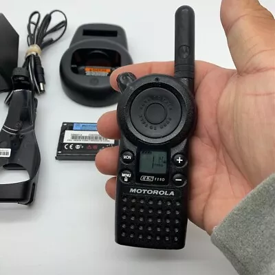 Motorola CLS1110 Two-Way Radio UHF Walkie Talkies • $59.99