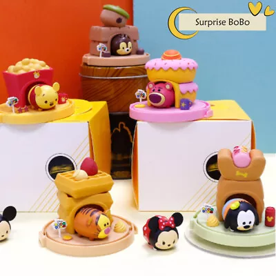 Disney Tsum Tsum Sweet Dessert House Series Blind Box Confirmed Figure Toy Gift • $42.74