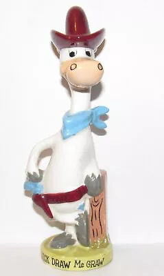 Quick Draw McGraw Hanna Barbera Ceramic Figurine 1960's Vintage Ideas Inc • $185