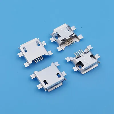 20Pcs Micro USB Type B 5Pin SMT 1.17 Female Socket PCB Solder Jack Connector • $1.83
