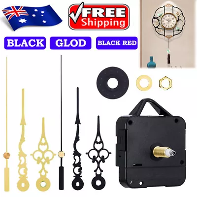 $10.95 • Buy Silent DIY Quartz Movement Wall Clock Motor Mechanism Long Spindle Repair Kit