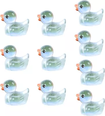 Clinmday 10Pcs Miniature Animal Figures Miniature Duck Tiny Animal 9 • $9.99