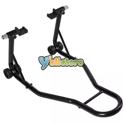 New Motorcycle Stand Rear Stand Swingarm Lift Spool Black SportBike Universal • $39.73