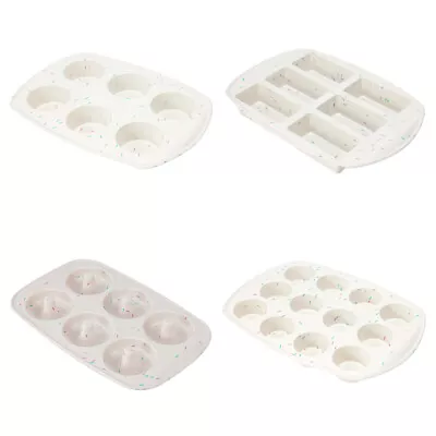 6/12 Cup Silicone Mini Pan Muffin Donut Loaf Moulds Pan Tray Cupcake Cookie • $10.99