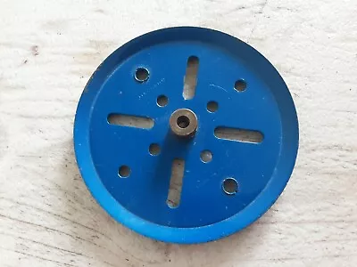 Meccano #19b 3 Pulley Blue VGC • £1.50