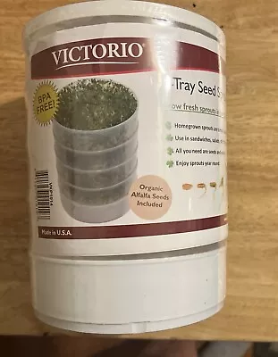 NEW Deluxe Kitchen Crop 4-Tray Seed Sprouter VICTORIO VKP1200 • $20