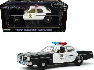 1977 Dodge Monaco Police Car The Terminator Movie 1/24 Diecast Greenlight 84101 • $25.99