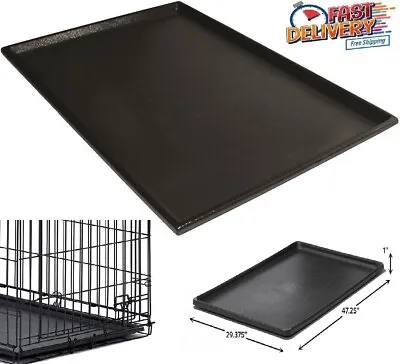 48 Inch Dog Crate Replacement Pan Shoes Liner Tray Leak Proof Floor Cage Kennel • $32.97