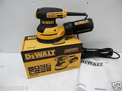 DEWALT DWE6423 125mm 5  RANDOM ORBITAL SANDER 240V • £94.89