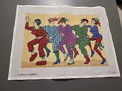 Maggie & Co Needlepoint Hand Painted Canvas Annie Campbell 5 Dancing Ladies M149 • $49