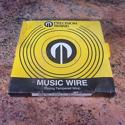 Roll Of Precision Brand Music Wire #21125 .125 Diameter 1 Lb. Open Box. Nice!! • $9.99