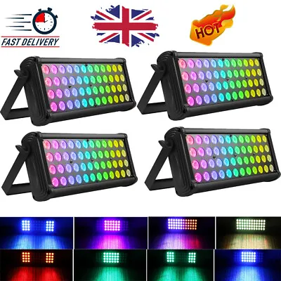 Wall Wash Bar Light 48LED RGB DMX512 DJ Party Disco Stage Show Dimming Lights • £162.44