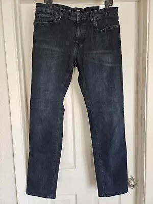 Hugo Boss Maine3 Men's Sz 34x32 Denim Gray Jeans - Pre Owned Excellent • $35