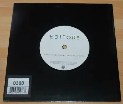 The Editors - The Racing Rats (Bonus Original Demos) - Numbered 2007 UK 7  • £15