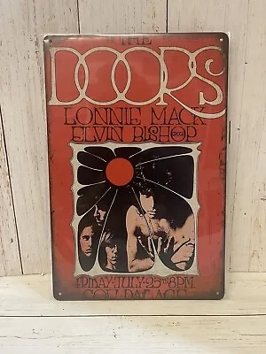 The Doors Poster Metal Sign Plus Lonnie Mack Elvin Bishop Concert Album Cover • $11.95