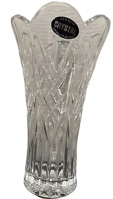 £30.91 • Buy 10  Vase Straight Flower Palace By ROYAL CRYSTAL ROCK Wedding Gift Center Piece