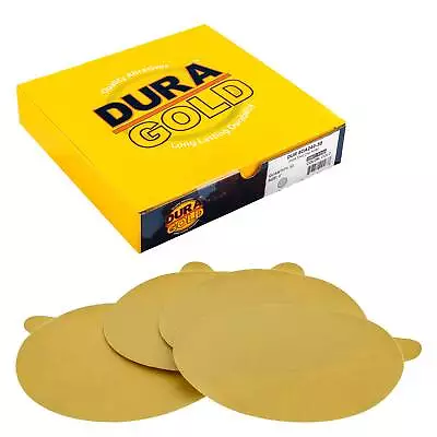 Dura-Gold 240 Grit - 6  PSA Stickyback DA Sandpaper Sanding Discs Box 50 • $17.99