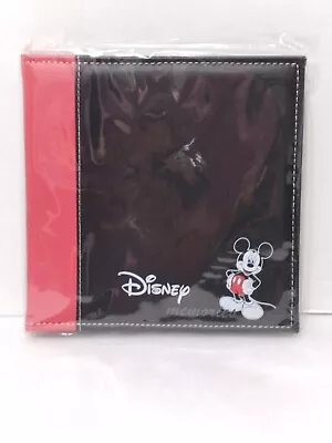 Disney Resorts Cruise Line MICKEY MOUSE Photo Album Capacity 100 Red & Black NEW • $29.99