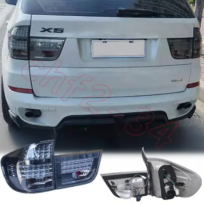 $469.06 • Buy E70 Facelift Tail Light Set Fit For BMW X5 X5M 2007-2013 Smoked LED