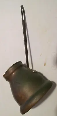 OLD ANTIQUE Copper Brass  LA SAUCIER SAUCE COFFEE Pan POURING WARMER Measuring • $20