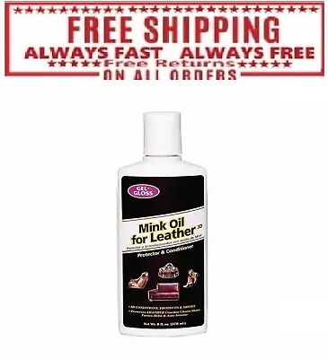 8 Oz. Gel Gloss Mink Oil Leather Protector And Conditioner • $9.25