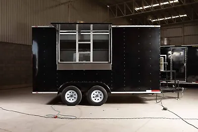 New 2023 8x14 Enclosed Custom Concession Mobile Kitchen Food Vending Trailer • $16985