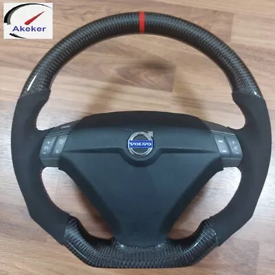 Alcantara Volvo Steering Wheel Real Cabon Racing For S60 V70 S60R V70R P2 • $585
