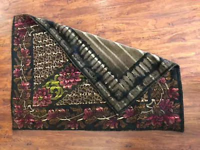 Antique Horse & Buggy Carriage Sleigh Horse Hair Lap Blanket - Wool Magnolia • $180