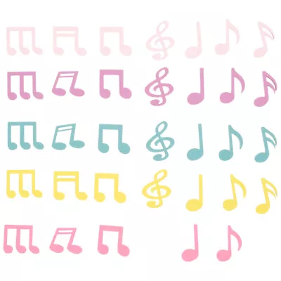 Mini Musical Notes Wood Cutouts For DIY Crafts And Decor-XL • £6.99